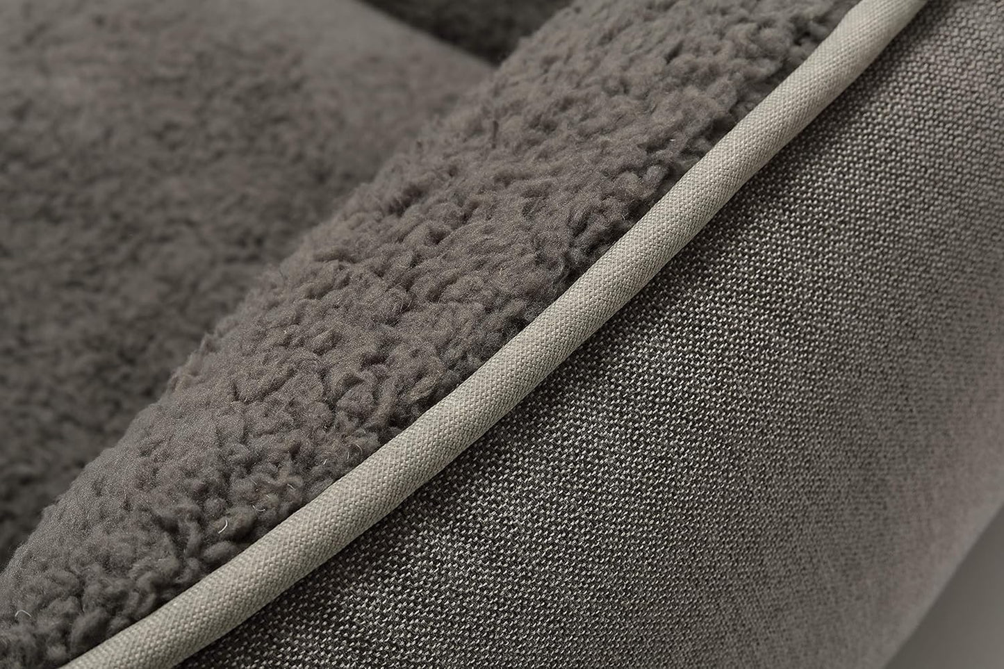 Premium Washable Rectangle Dog Bed with Anti-Slip Bottom for Small, Medium, and Large Dogs (X-Large, Grey)