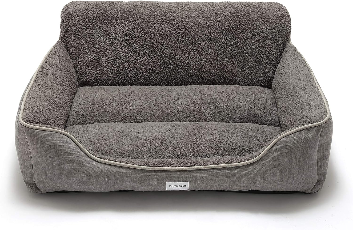 Premium Washable Rectangle Dog Bed with Anti-Slip Bottom for Small, Medium, and Large Dogs (X-Large, Grey)
